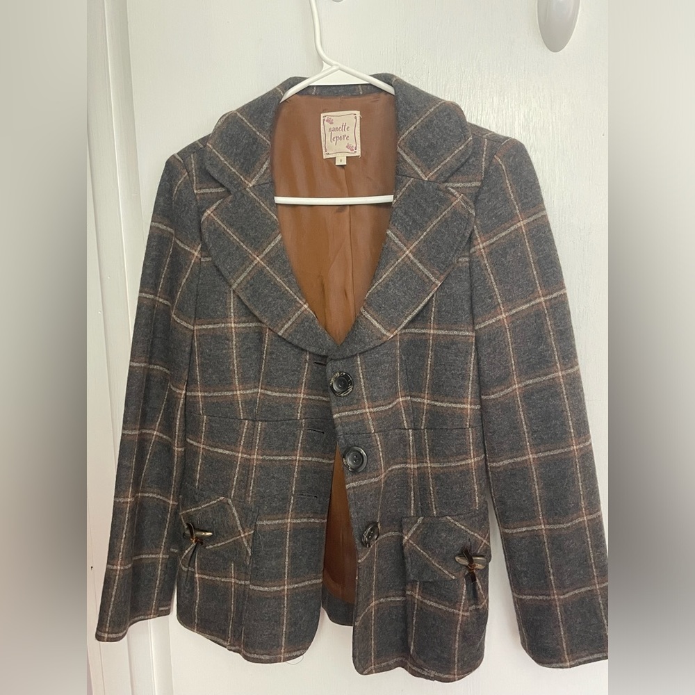 Plaid blazer